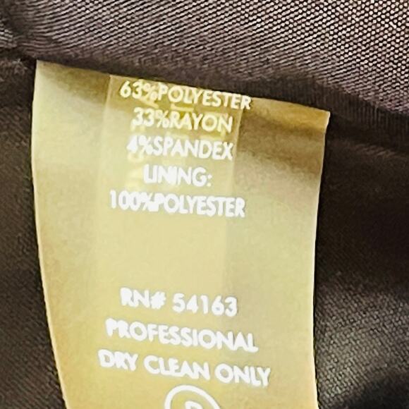 Calvin Klein Military Trench Double Breasted Black Dress Belted Size 6 - Picture 5 of 5